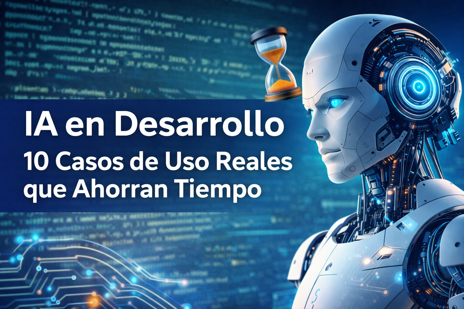 Imagen destacada para IA en Desarrollo: 10 Casos de Uso Reales que Ahorran Tiempo